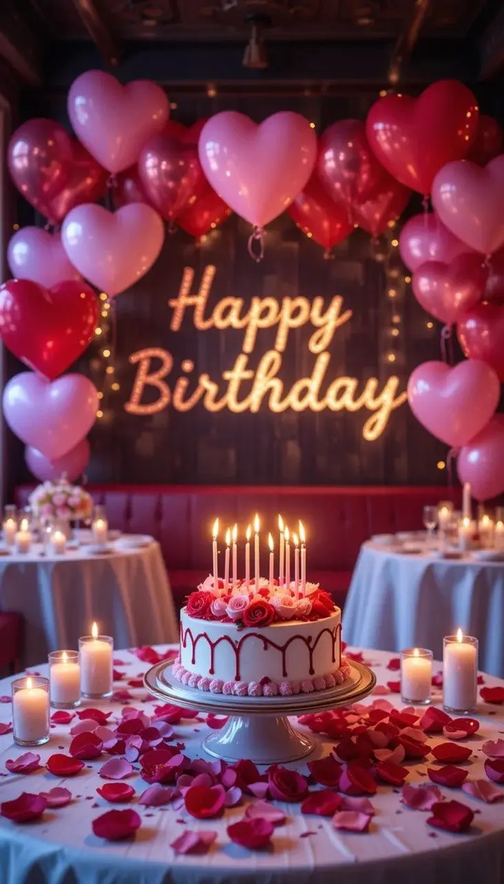 Celebration cake at a customer party